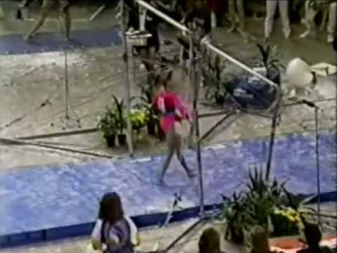 Jenny Ester - 1989 US World Trials - Uneven Bars