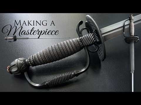 Ancient Wootz Meets European Elegance | Colichemarde Smallsword Forged