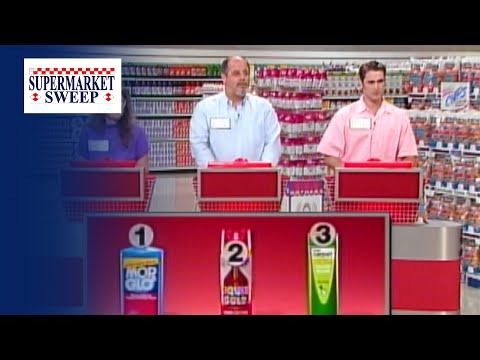 One Team Gobbles Up Almost All of the Answers | Supermarket Sweep 1991 | David Ruprecht