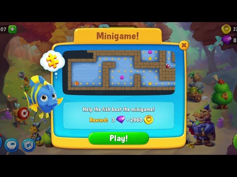 @Fishdom Win Strikes Level 6171 - Super Hard Level 6175, Minigame!