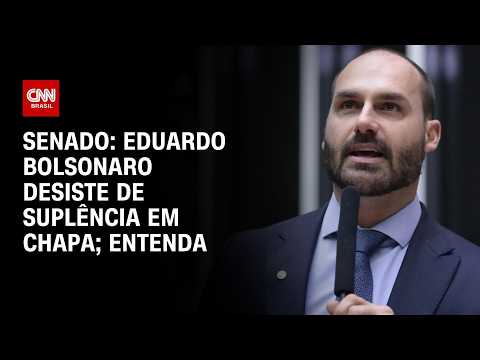Eduardo Bolsonaro desiste de suplência em chapa ao Senado; veja análise HORA H