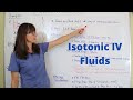 Isotonic Intravenous (IV) Fluids