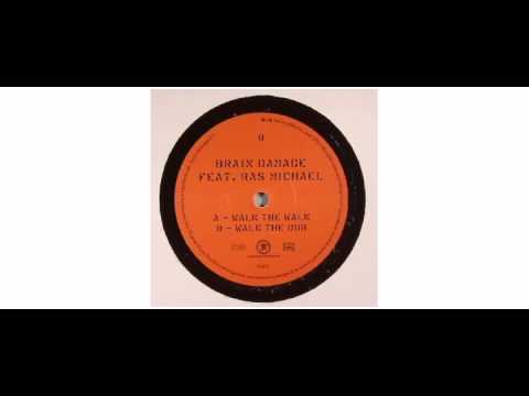 Brain Damage  / Ras Michael - Walk The Walk - 7" - Jarring Effects