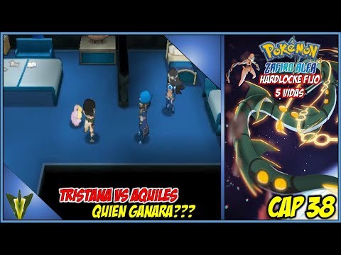 Pokemon Zafiro Alfa Hardlocke Fijo Cap 38 "Tristana Roba las Piedras Activadoras"