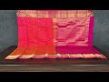 Dual Tone Of Pink And Orange Light Weight Kanjivaram Silk Saree AC1407 Pinksaree Orangesaree