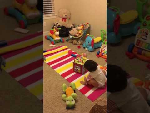 Monomita Ivo in his playroom