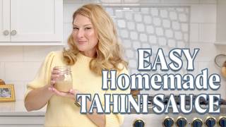 How to Make Tahini (with only 3 ingredients!)