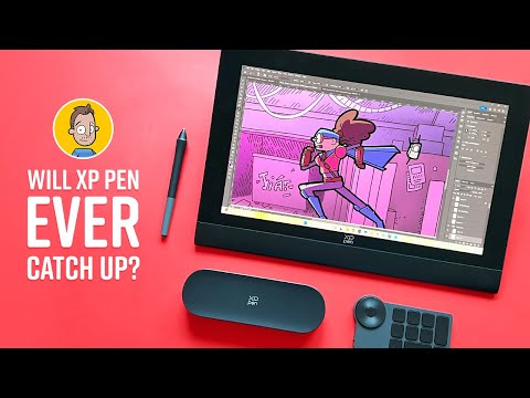 XPPen 4K UHD Artist Pro 19 Gen2 Drawing Tablet with Screen, 156% sRGB Graphic Tablet with 1.07 Billion Colors Anti-Glare Drawing Monitor with Dual 16384 Pen Pressure Stylus, Mini Keydial, 18.4" video review thumbnail