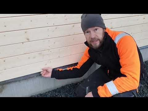 Garagebygge del 10 - Spikar liggande panel