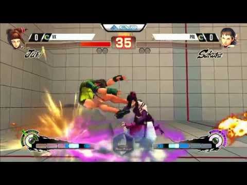 VX (Juri) vs PRL (Sakura) - EVO 2015 USF4 Pools - 720p/60fps