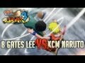 Naruto Shippuden Ultimate Ninja Storm 3 8 Gates Lee Vs Kyuubi Chakra Mode Naruto