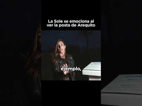 La Sole se emociona al ver la...