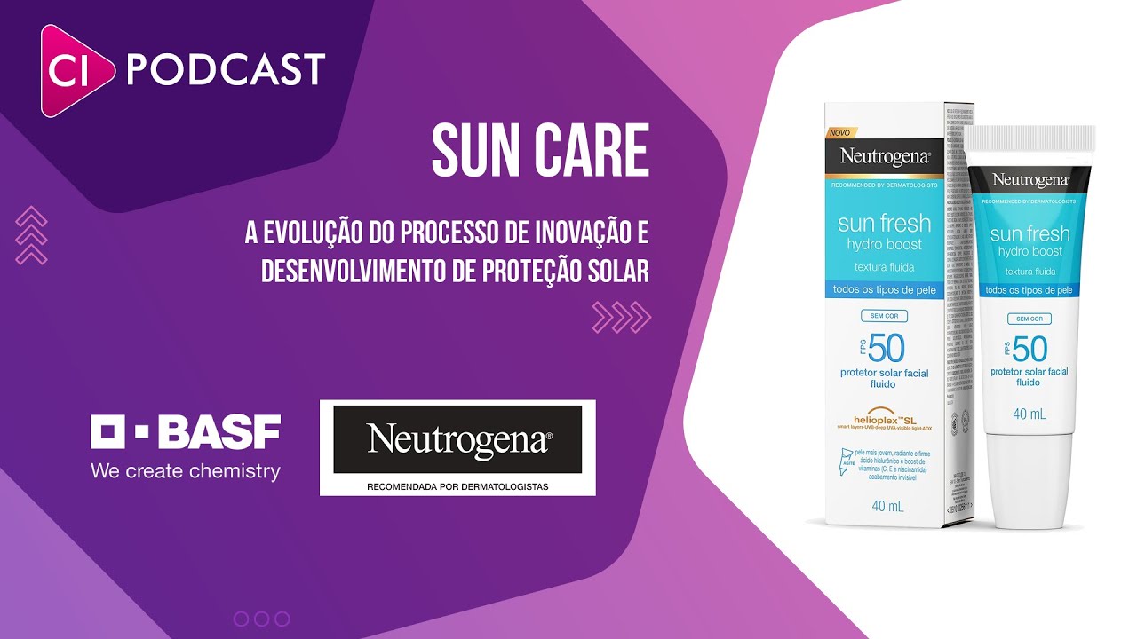 A evolução do processo de inovação e desenvolvimento de Proteção Solar.