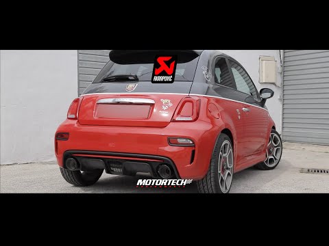 𝘼𝙆𝙍𝘼𝙋𝙊𝙑𝙄𝘾 𝙀𝙓𝙃𝘼𝙐𝙎𝙏 - Fiat 500 Abarth 595 (Slip-on @myAkrapovic  )