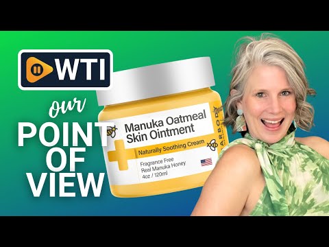 Clearbody Organics 4 oz. Manuka Honey Cream with Colloidal Oatmeal - Soothing Moisturizer Eczema relief for Dry Skin - Gentle Plant-Based Formula for Adults - WTI product video review