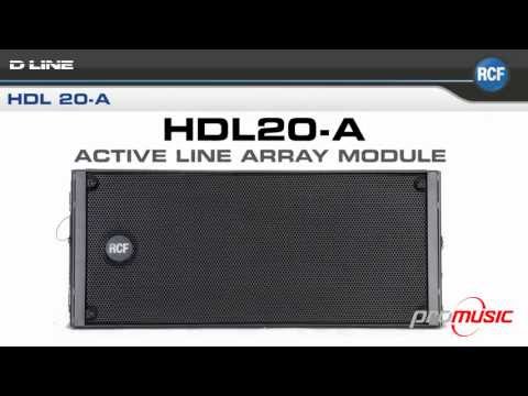 RCF Modulo Line Array Activo HDL20A