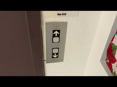 Elkins, WV: Very Small 1980s Dover Impulse Hydraulic Elevator at the First Baptist Church