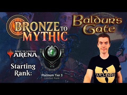 💿 MTG Arena: Bronze To Mythic: Episode 9 - Starting Rank: Plat 3 (Alchemy Horizons: Baldur's Gate)