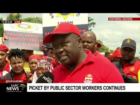 Picket by Public Sector workers continues: Katlego Legodi updates