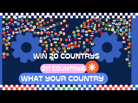Country marble race | Marble race | Marble factory | Algodoo | Country race | Country marble race 3D