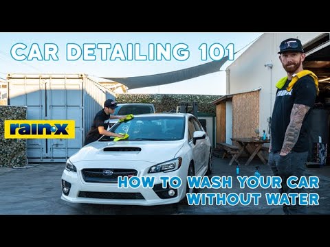 How To Wash a Car WITHOUT Water | Rain-X Waterless Car Wash