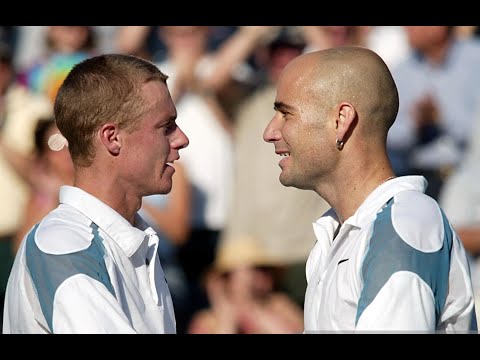 Andre Agassi vs Lleyton Hewitt 2002 US Open SF Highlights
