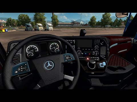 Euro truck simulator 2 Mercedes Benz | Fresh Fish (18t)   Dijon (F) Bern (CH)