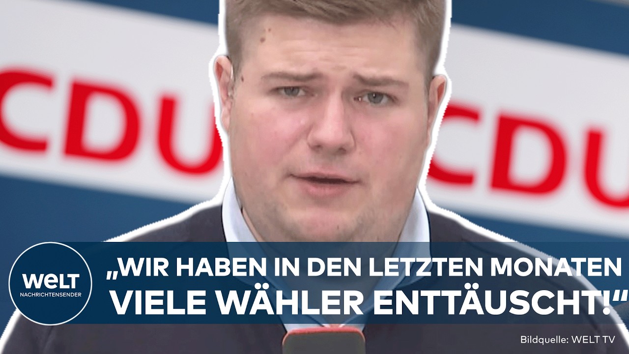 UNION UNTER DRUCK: „Wir haben in den letzten Monaten viele Wähler enttäuscht!“ CDU-Mann wird konkret