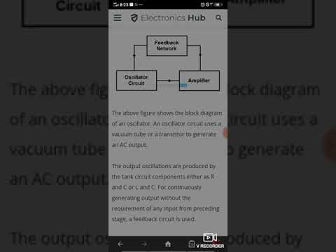 oscillator basic concept working principle and diagram