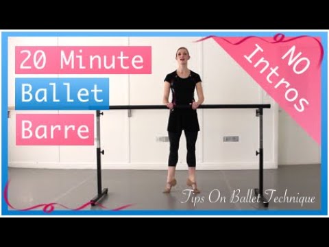 Beginner Ballet Barre, No Intros | Ballet Class At Home | Tips On Ballet Technique