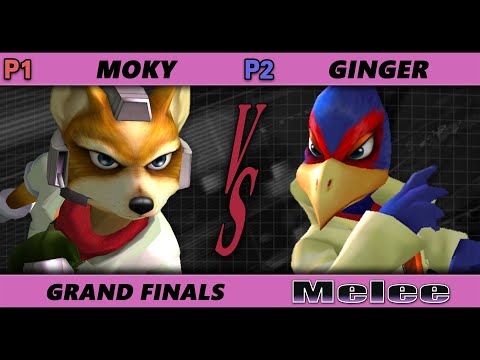 Hax's Nightclub S2E1 Winners Finals - moky (Fox) Vs. Ginger (Falco) SSBM Smash Melee