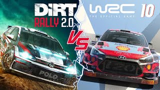 WRC 10 vs Dirt Rally 20 Part 1 Sound Graphics Car 