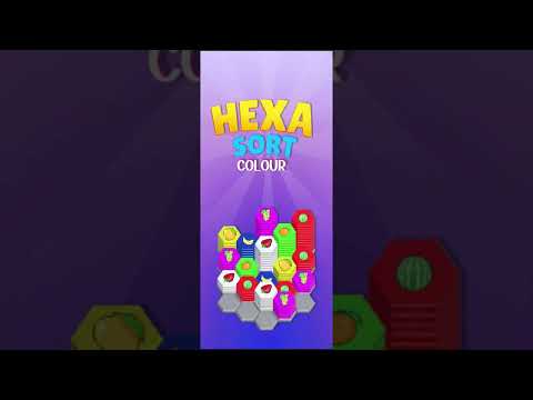 Merge Hexa Sort Colour Game video thumbnail