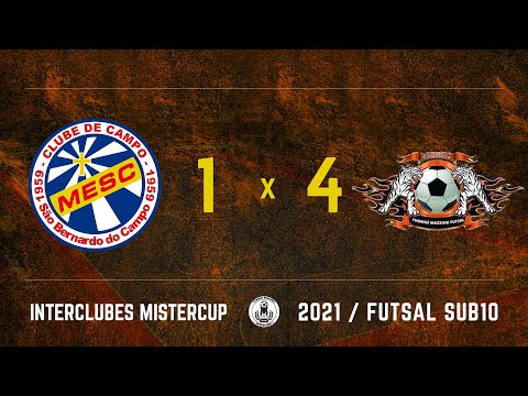 MESC/SBC 1 x 4 Thomaz Mazzoni Futsal - Interclubes MisterCup sub10 - 05/06/2021