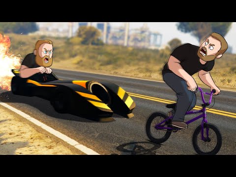 DON'T Get Hit By The Rocket Car Challenge! | GTA5
