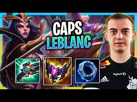 CAPS IS INSANE WITH LEBLANC! | G2 Caps Plays Leblanc Mid vs Irelia!  Season 2024