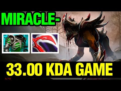 33.00 KDA Game - Miracle- Lifestealer With Insane Damage -  Dota 2