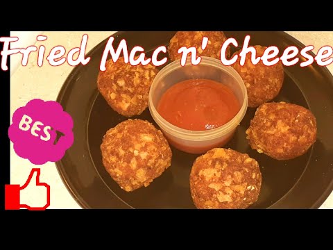 HOW TO MAKE FRIED MAC AND CHEESE BALLS-LEFTOVER mac n'cheese TIPS