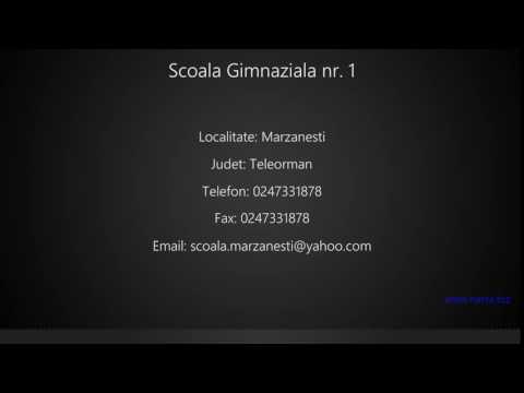 Scoala Gimnaziala nr. 1 Marzanesti