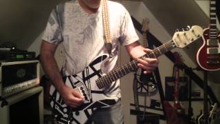 One Foot Out the Door (Solo) demo of my EVH RUDE guitar replica