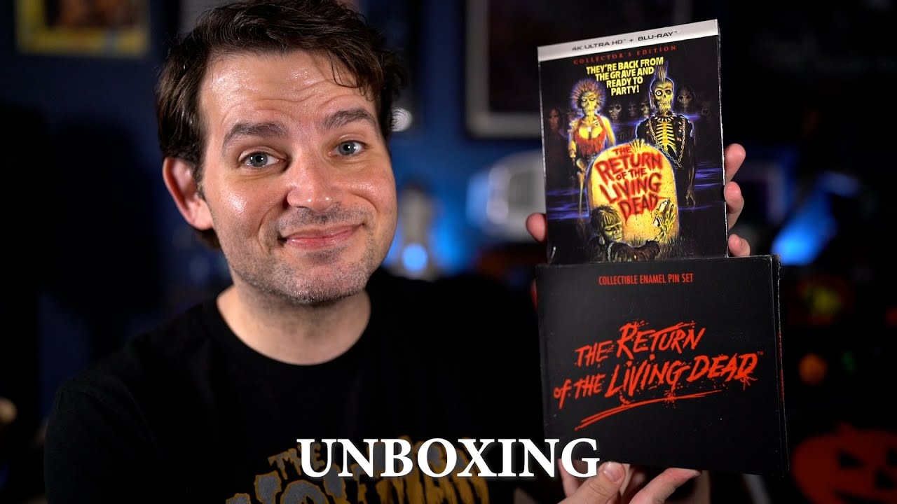 UNBOXING: Scream Factory 4K of The Return Of The Living Dead Bundle With Poster And Pins