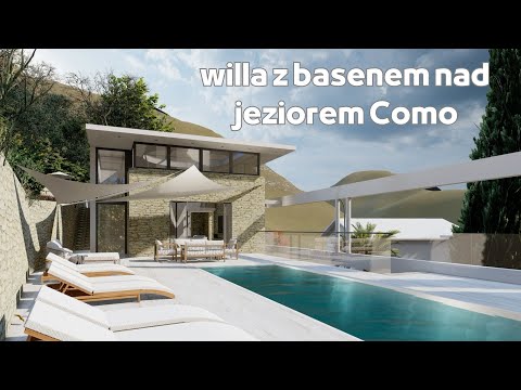 Nowoczesna, luksusowa willa z basenem nad jeziorem Como.