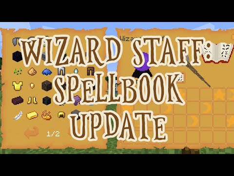 Minecraft Wizard Staff: Spellbook Update
