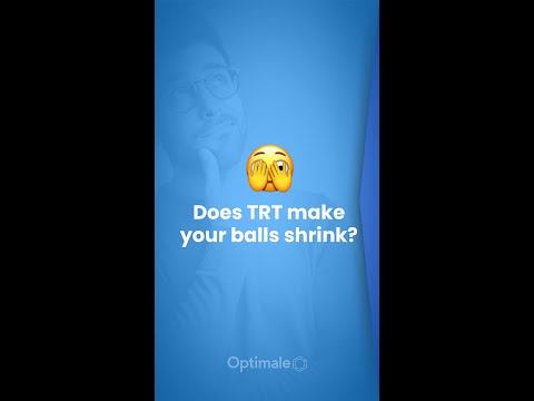 Does TRT shrink your balls? #trt #shorts #testosteronereplacementtherapy #testosteronereplacement
