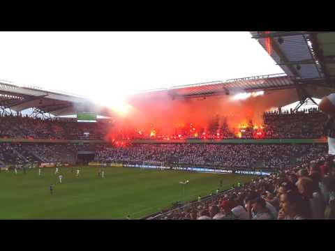 Legia-Sandecja. Race i spalona flaga.