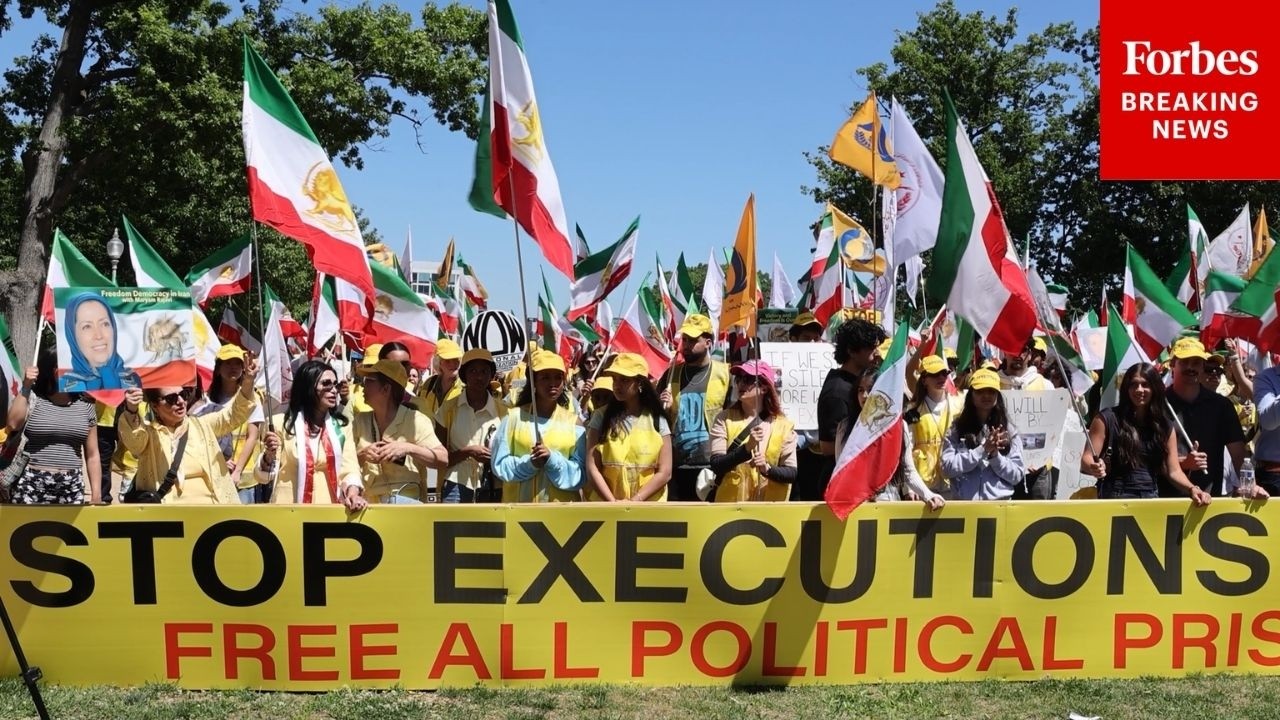 Video | Protesters March On Washington, D.C. To Demand Democracy For Iran Amid Tensions In Middle East