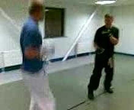 Danny Pearce & Alex Booth have a playful fight