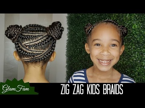 Zig Zag Braid Hairstyle for Kids | How to do Kid's Hair