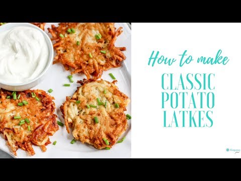 How to make classic potato latkes
