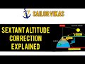 SEXTANT ALTITUDE CORRECTION Celestial Navigation
